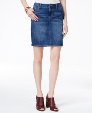 Tommy Hilfiger Medium Wash Denim Skirt