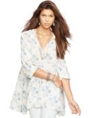 Denim & Supply Ralph Lauren Tasseled Floral-print Tunic