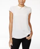 Maison Jules Embellished Collar Top, Only At Macy's