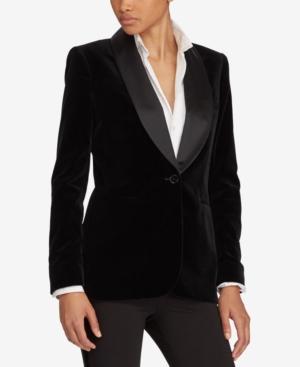 Polo Ralph Lauren Silk-trim Velvet Blazer