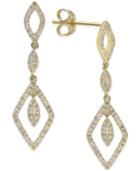 Diamond Drop Earrings (1/3 Ct. T.w.) In 14k White Or Yellow Gold