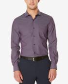 Perry Ellis Men's Vertex Striped Long-sleeve Shirt