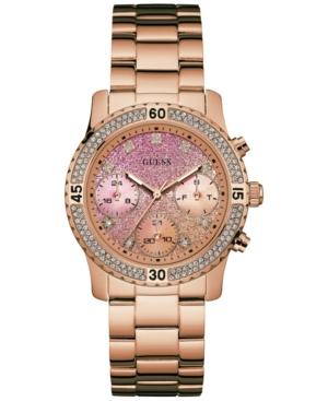 Guess Women's Rose Gold-tone Stainless Steel Bracelet Watch 37mm U0774l3
