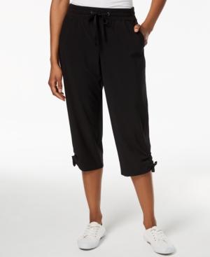 Style & Co Ruched Capri Jogger Pants, Created For Macy's