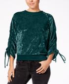 Ultra Flirt Juniors' Crushed Velvet Sweatshirt