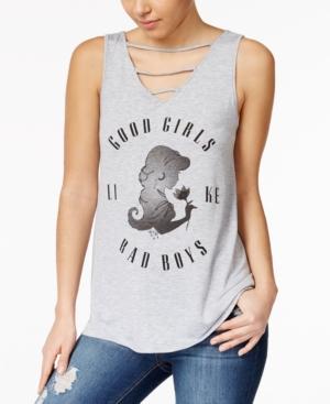 Love Tribe Juniors' Jasmine Graphic Tunic Tank Top