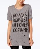 Mighty Fine Juniors' Halloween Costume Graphic T-shirt