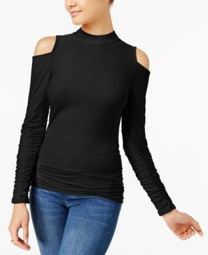 Planet Gold Juniors' Cold-shoulder Top
