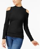 Planet Gold Juniors' Cold-shoulder Top