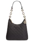 Tommy Hilfiger Isabella Quilted Nylon Hobo