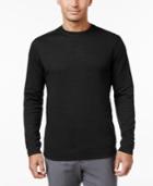 Tasso Elba Men's Big And Tall Faux Suede Shoulder Patch Sweater, Only At Macy's