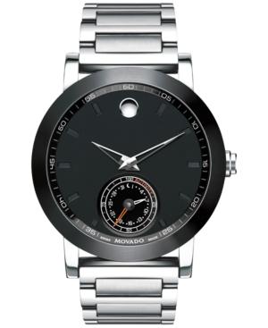 Movado Men's Swiss Museum Sport Motion Stainless Steel Bracelet Smartwatch 44mm 0660001