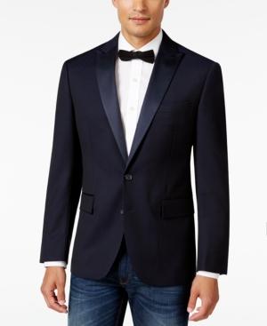 Ryan Seacrest Distinction Men's Slim-fit Blue Geo Evening Jacket, Only At Macy's
