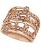 Le Vian Diamond Diamond Layer Ring (3/4 Ct. T.w.) In 14k Rose Gold