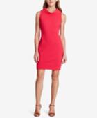 American Living Cowl-neck Sheath Dress