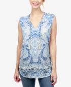 Lucky Brand Paisley-print Shell