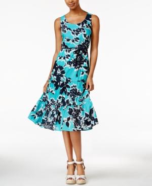 Tommy Hilfiger Printed Midi Dress