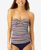 Anne Cole Friendship Bracelet Bandeau Tankini Top, A Macy's Exclusive Style Women's Swimsuit