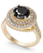 Charter Club Gold-tone Crystal Halo Ring, Created For Macy's