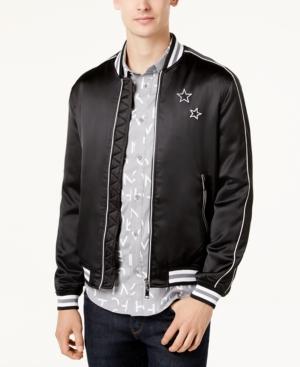 Armani Exchange Men's Lightning Stretch Bomber, Created For Macy's