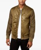 Guess Men's Camo Print Bomber Jacket