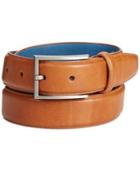Ryan Seacrest Disctinction British Tan Glove Leather Belt