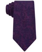 Calvin Klein Men's Abstract Botanical Slim Tie