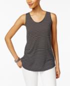 Style & Co Striped Tank Top, Created For Macy's