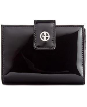 Giani Bernini Patent Framed Wallet, Created For Macy's