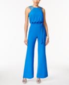 Thalia Sodi Lattice-trim Jumpsuit, Created For Macy's