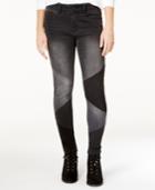 Indigo Rein Juniors' Colorblocked Skinny Jeans