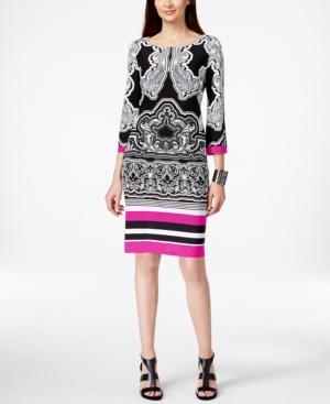 Inc International Concepts Printed Shift Dress, Only At Macy's