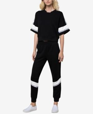 Juicy Couture Logo Trim Top