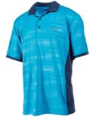 Greg Norman For Tasso Elba Men's Colorblocked Striped Performance Polo, Created For Macy's