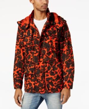 G-star Raw Men's Submarine Camouflage-print Hooded Jacket