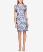 Tommy Hilfiger Lace Flutter-sleeve Dress, Created For Macy's