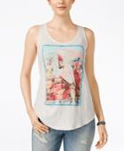Lucky Brand Parrot Graphic Tank Top
