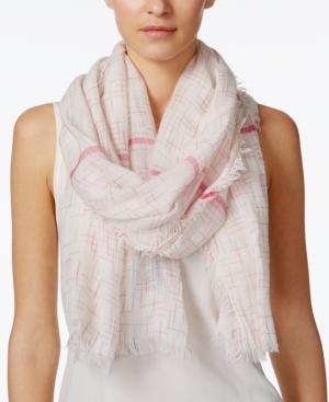 Steve Madden Coastal Crosshatch Day Wrap & Scarf In One