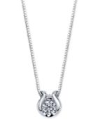 Sirena Diamond Accent Pendant Necklace In 14k White Gold
