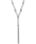 Thalia Sodi Silver-tone Crystal Illusion Lariat Necklace, Only At Macy's
