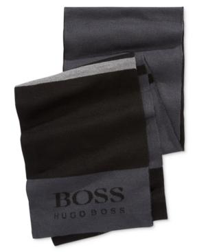 Hugo Boss Men's Logo Scarf