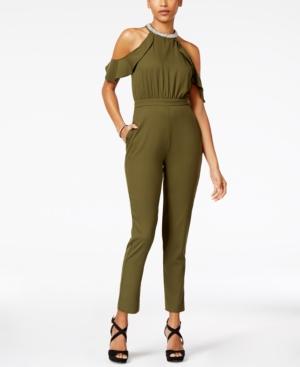 Xoxo Juniors' Cold-shoulder Jumpsuit