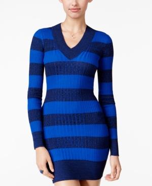 Planet Gold Juniors' Striped Sweater Dress
