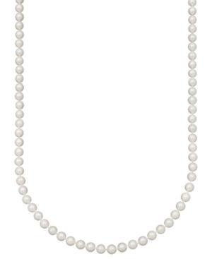 "belle De Mer Pearl Necklace, 36"" 14k Gold A+ Akoya Cultured Pearl Strand (7-7-1/2mm)"