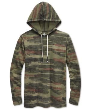 American Rag Men's Textured Camo Print Hoodie, Only At Macy's