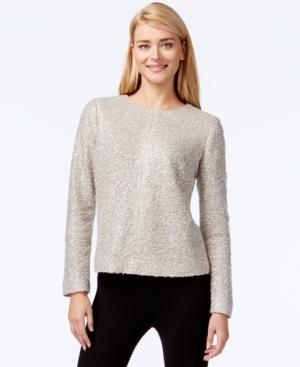 Calvin Klein Long-sleeve Sequin Top