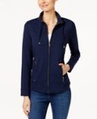 Charter Club Zip-up Jacket, Only At Macy's
