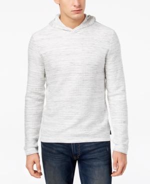 Calvin Klein Men's Textured Hooded Sweater
