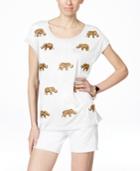 Inc International Concepts Elephant Sequined T-shirt, Only At Macy's