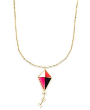 Kate Spade New York 12k Gold-plated Off We Go Pendant Necklace